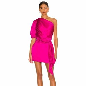 Amanda Uprichard One-Shoulder Dress